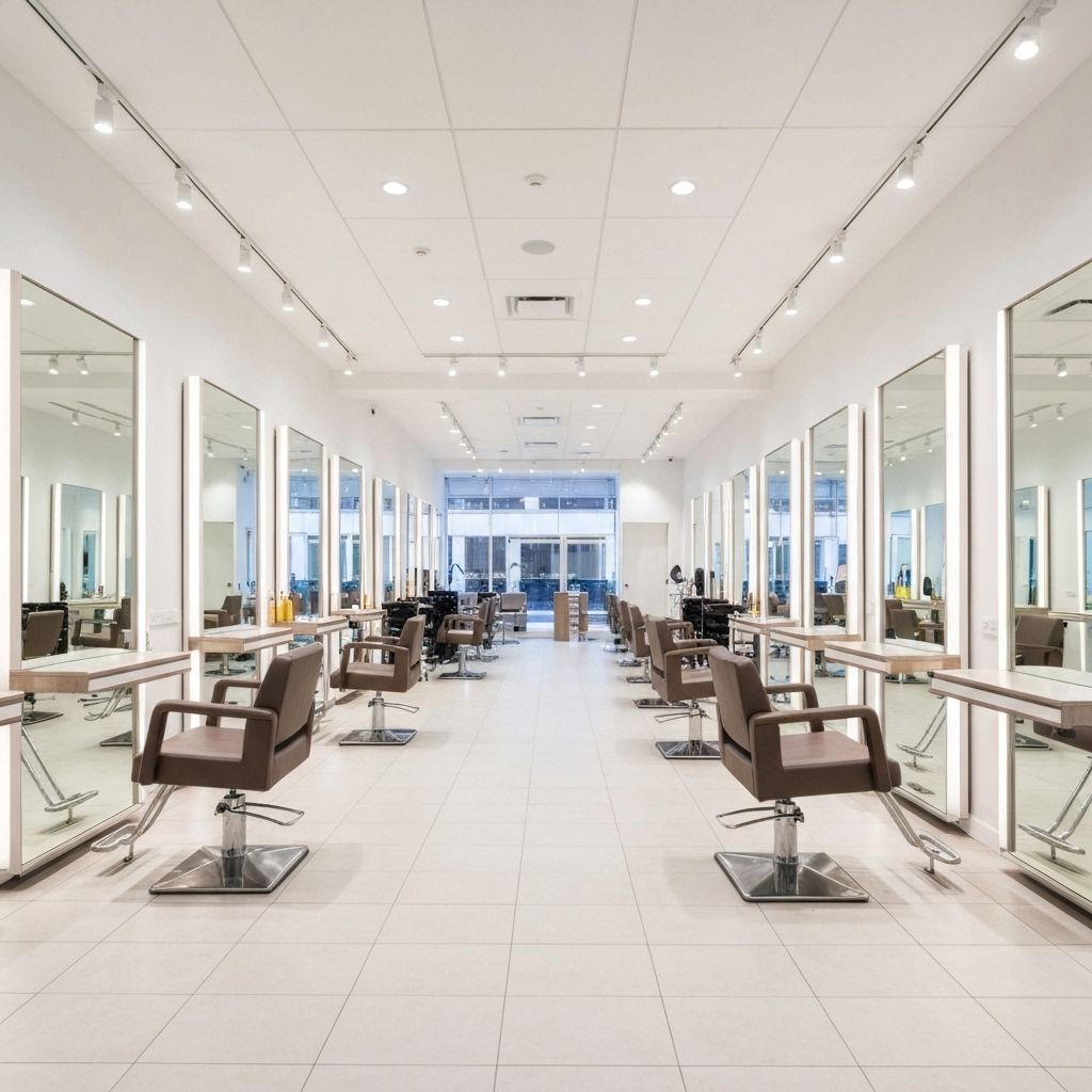 Modern beauty salon interior
